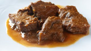 Braised Beef in Sauce - a Classic Sunday dish