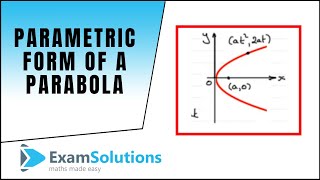 Parametric form of a Parabola : ExamSolutions