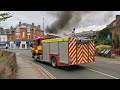 Bin lorry on fire and exploding in Weybridge - Big Explosion at 6 mins 25 😯