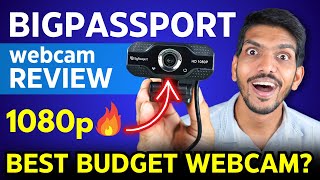 BigPassport 1080p Full HD Webcam Review - Best Budget Webcam 2024-25??