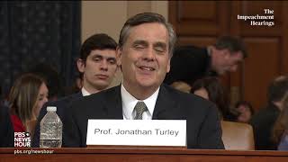 WATCH: ‘You can’t impeach a president like this,’ Turley testifies | Trump's first impeachment