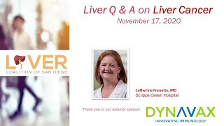 Liver Q & A Webinar with Catherine Frenette, MD on Liver Cancer 101