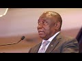 President Ramaphosa delivers a keynote address at the Youth Employment Service (YES)Jobs milestone.