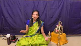 Sravya Rallapalli (Bay Area) (CA) Vocal(Disciple Of Smt Jayashree Varadarajan)