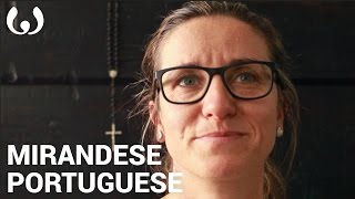 Celena speaking Mirandese and Portuguese | Romance languages | Wikitongues