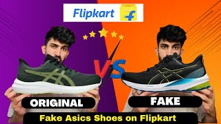 Fake Asics Shoes on Flipkart | Flipkart Original VS Fake Asics Shoes