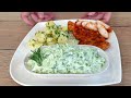 szybka surówka z ogórków mizeria po kaszubsku 🥒 quick kashubian cucumber salad