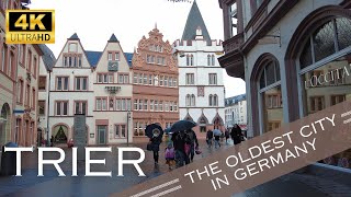 Trier, the oldest city of Germany - Walking Tour 4K | November 2023