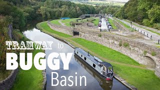 72.  Narrowboat to Bugsworth Basin and Discovering the Peak Forest Tramway.