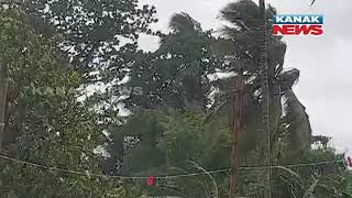 Cyclone Yaas: Rainfall Begins In Jagatsinghpur