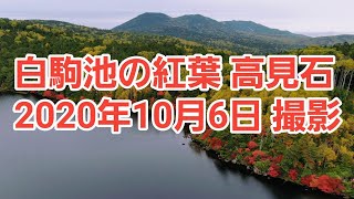 白駒池の紅葉 高見石 2020年10月6日 撮影