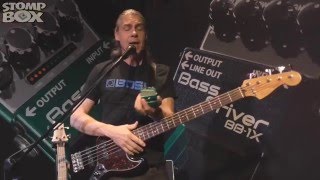 Boss BC-1X Multiband Bass Compressor Pedal Demo at Namm 2016