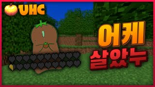 유챔에서 독 맞고 피 반칸 생존기..ㄷㄷ 꿀잼보장! [하이픽셀 UHC]