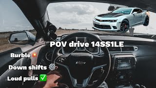 Insanely loud 5th gen Camaro SS 1LE POV drive!