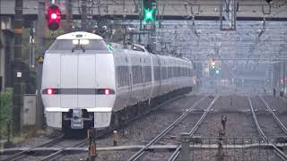 【増結編成にしらさぎ用683系連結！】JR京都線 683系4000番台+683系8000番台 特急サンダーバード金沢行き 島本駅