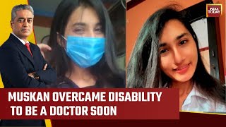 Good News Today: Muskan Lost Her Right Arm In An Accident,  Overcame Disability To Be Doctor Soon