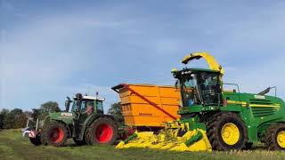 Mais Hakselen John Deere 7750i NIR sensor | loonbedrijf Jan Hes