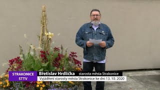 Vyjádření starosty Strakonic ke dni 13. 10. 2020