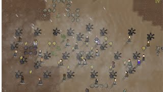 Rimworld - Raiding With Mortars Only