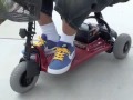 echo 3 wheel scooter demonstration video