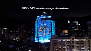 A unique and magical projection mapping show on SBM Tower