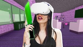 I Played Murder Mystery in VIRTUAL REALITY for the First Time (Roblox VR)