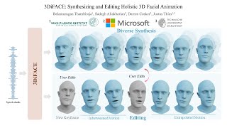 3DiFACE: Synthesizing and Editing Holistic 3D Facial Animation (3DV 2025)