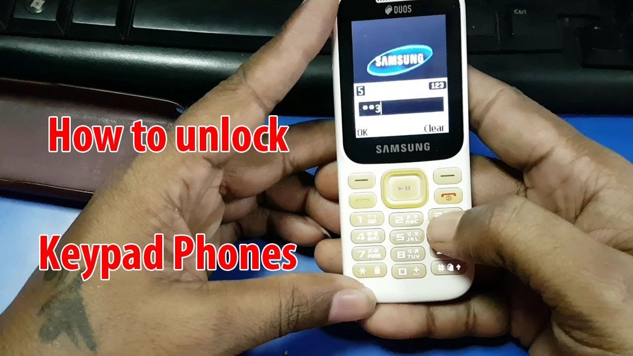 How To Unlock Keypad Phones - YouTube