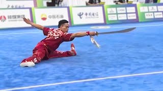 Sun Peiyuan wins 1st in wushu daoshu - 14th All China Games: Wushu Taolu