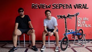 Review Sepeda Viral Penantang Fnhon Gust, Izi Arc Blue Metalic - Gowes Kuy Episode 2