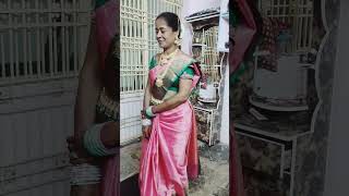 కోలాటం చీర లో మా అక్క#shortvideo #vlogs