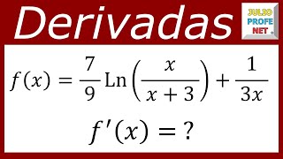 DERIVACIÓN DE FUNCIONES - Ejercicio 30