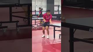 Zhang Jike Serve slowmotion #tabletennis #pingpong #serve