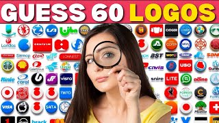 Can You Guess The Logos of these 60 brands | Famous Brands Edition Quiz 2024