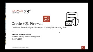 Discover the new 23ai feature: Oracle SQL Firewall with live interactive demo