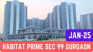 Conscient Habitat Prime Sector 99A Gurugram | Affordable Housing Gurgaon | Construction Update Jan25