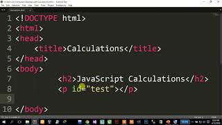 Lecture 5 JavaScript using Sublime Editor and Chrome.