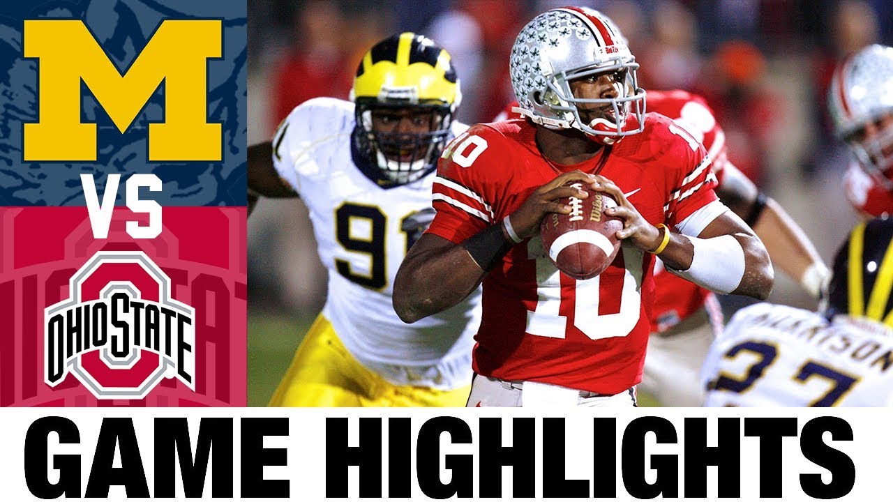 #2 Michigan Vs #1 Ohio State | 2006 Game Highlights | 2000's Games Of ...