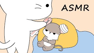 treating an angry injured mouse | ASMR animation