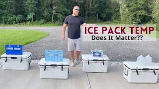 Does Ice Pack Temperature Matter? Testing Freeze Temps 5°-32°F, Which Last Longer?