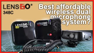 LensGo 348C wireless dual microphone system review