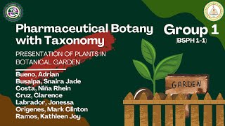 Pharmaceutical Botany with Taxonomy (BSPH 1-1) - Compilation of Vlogs