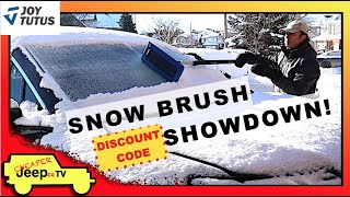 Extendable Snow Brush Showdown, Courtesy of Joytutus