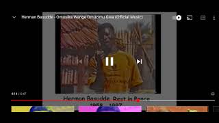 Herman Basudde - Omusika w'enju yange(official Audio/video)call 0758931252 gwe wena alina e bizibu