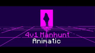 4v1 Minecraft Manhunt || DreamTeam Animatic (short)