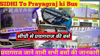 Sidhi To Prayagraj ki bus 🔥|सीधी से प्रयागराज बस||prayagraj jane wali bus |prayagraj to Sidhi ki bus