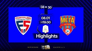 Fortitudo Pomezia-Meta Catania 3-2 | 8ª giornata | Serie A 2024/2025 | Highlights