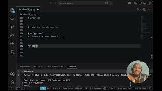Strings Data Type In Python | Class 5 | Python Series