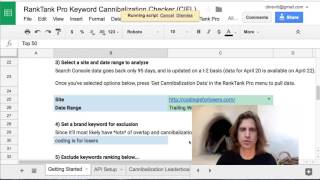 Google Search Console Keyword Cannibalization Checker