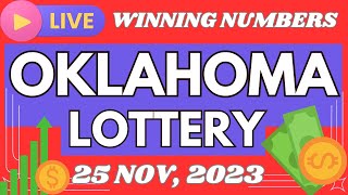 Oklahoma Evening Lottery Draw Results - Nov 25, 2023 - Pick 3 - Cash 5 - Powerball - Lotto America